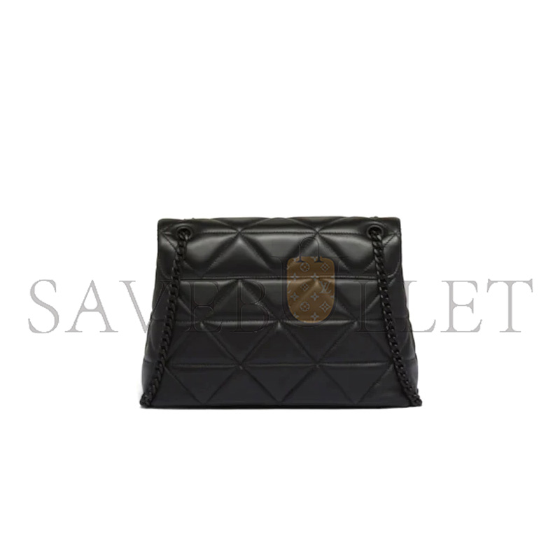 Pra*a large nappa leather Pra*a spectrum bag 1bd231 (27*18.5*9cm)